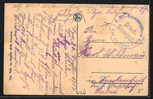 AK Spa, Ortsansicht mit Kirche