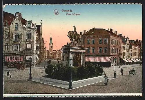 AK Ostende, place Léopold