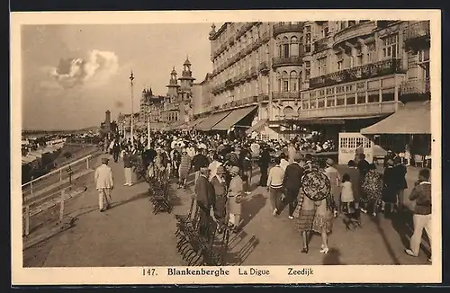 AK Blankenberghe, La Digue, Zeedijk