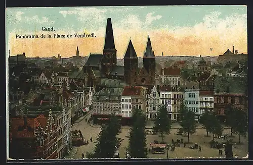 AK Gand, Panorama de la Place de Vendredi