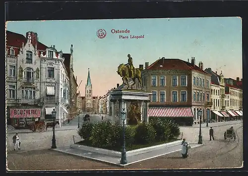 AK Ostende, Place Léopold