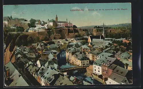 AK Luxembourg, Grund, vu de la caserne du St. Esprit