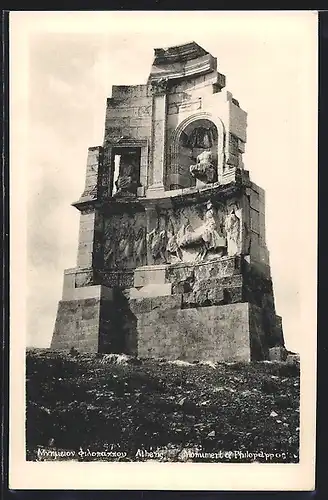 AK Athen, Monument of Philopappos