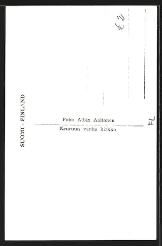 AK Keuruun, Vanha kirkko