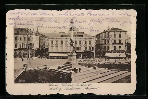 AK Lemberg, Mickiewicz-Monument