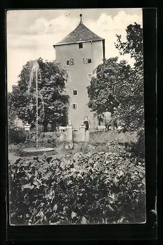 AK St. Jakob a. Th., Blick auf Schlossrestaurant