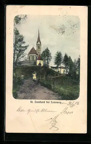 AK Tamsweg /Lungau, Kirche St. Leonhard