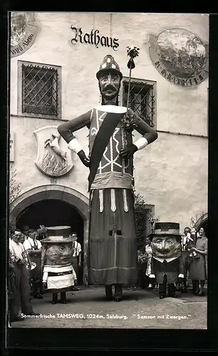 AK Tamsweg, Samson mit Zwergen am Rathaus