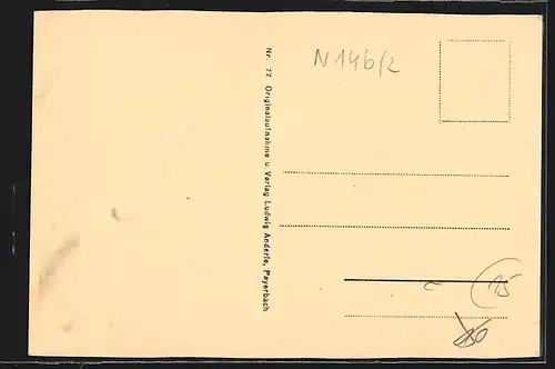 AK Klamm am Semmering, Ortsansicht mit Maria Schutz und Sonnwendstein