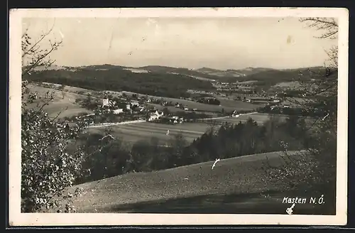 AK Kasten, Ortsansicht aus der Vogelschau