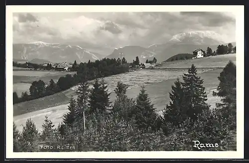 AK Kirchberg am Wechsel, Rams mit Gebirgspanorama