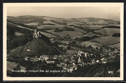 AK Kirchschlag i. d. buckligen Welt, Ortsansicht aus der Vogelschau