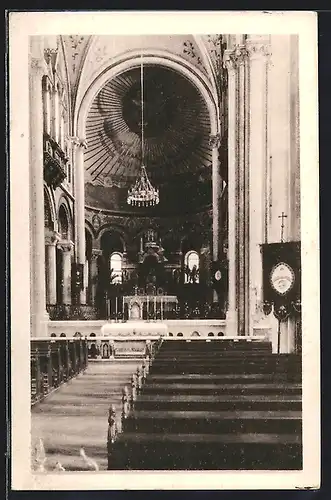 AK St. Gabriel, Hochaltar, Inneres der Kirche