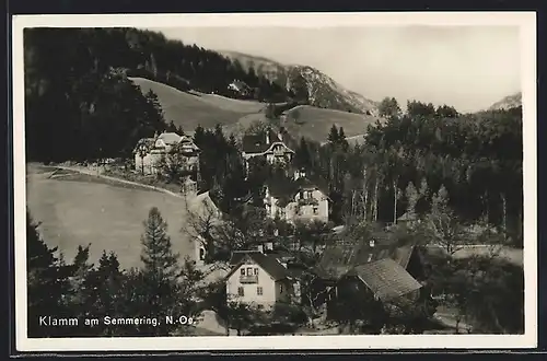 AK Klamm am Semmering, Ortsansicht bei Tag