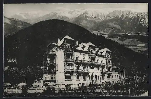 AK Semmering, Hotel u. Pension Excelsior