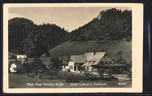 AK Thal bei Pernitz, Gasthaus Josef Leitner