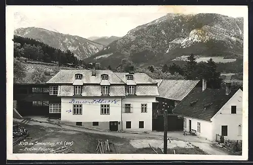 AK Küb am Semmering, Pension Polleros, Bergpanorama