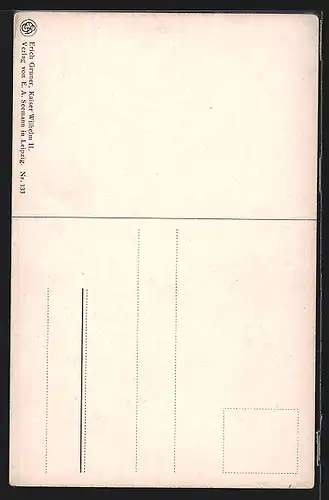 AK Kaiser Wilhelm II. in Uniform mit Orden