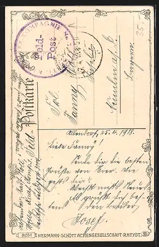 AK Kaiser Wilhelm II. in Uniform mit Schirmmütze