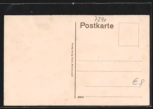 AK Freudenstadt, Ortsansicht von den Hartranft-Anlagen aus