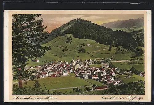 AK Oberstaufen /Allg., Ansicht vom Kapfweg