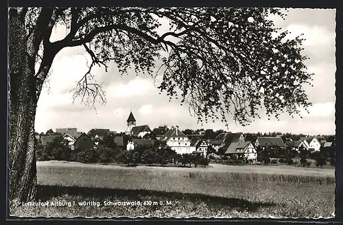 AK Altburg /Schwarzw., Ortspanorama vom Ortsrand aus