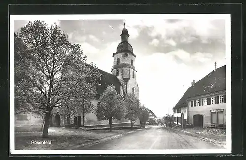 AK Rosenfeld, Kirche mit Ladengeschäft