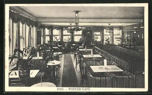 AK Kiel, Wiener Café, Innenansichjt