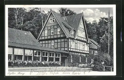 AK Nienburg / Weser, Gasthaus Oyler Berg