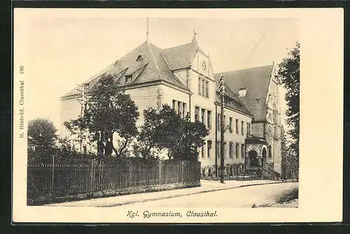 AK Clausthal, Kgl. Gymnasium