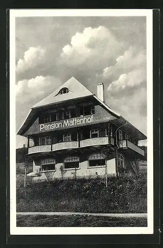 AK Schluchsee, Hotel Pension Mattenhof