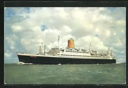 AK Deutsches Passagierschiff Bremen