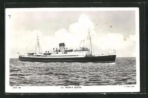 AK Passagierschiff SS Monas Queen auf See