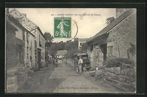 AK Saint-Cenery, Entrée du Bourg