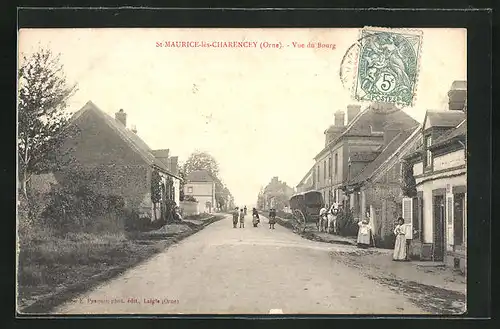 AK St-Maurice-lès-Charencey, Vue du Bourg