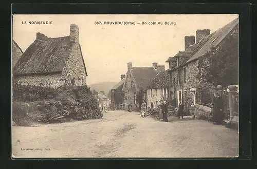 AK Rouvrou, Un coin du Bourg