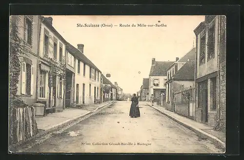 AK Ste-Scolasse, Route du Mêle-sur-Sarthe