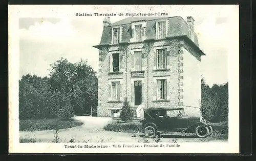 AK Tessé-la-Madeleine, Villa Francine, Pension de Famille