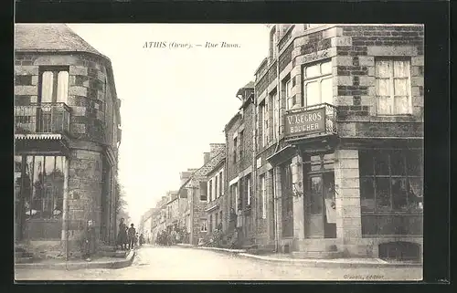 AK Athis, Rue Buon, V. Legors Boucher