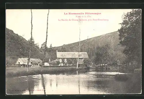 AK Pont-Erambourg, Vallée de la Vére, le Moulin du Champ fermant