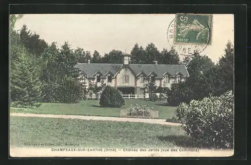 AK Champeaux-sur-Sarthe, Chateau des Jariés