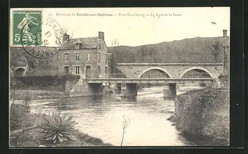 AK Pont-Erambourg, la ligne et la route