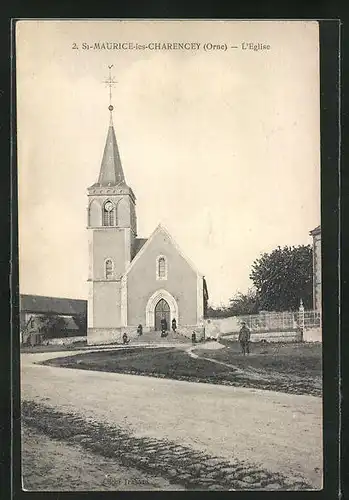 AK Saint-Maurice-les-Charencey, l'Eglise