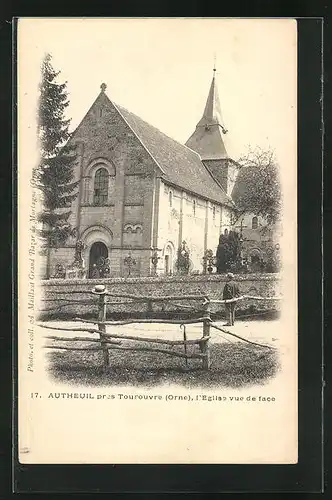 AK Autheuil, l'Eglise vue de face