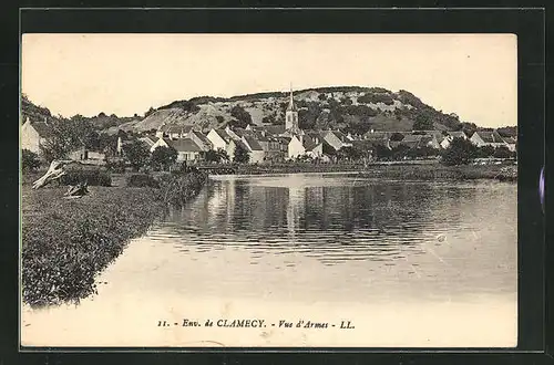 AK Armes, Panoramablick auf das Dorf