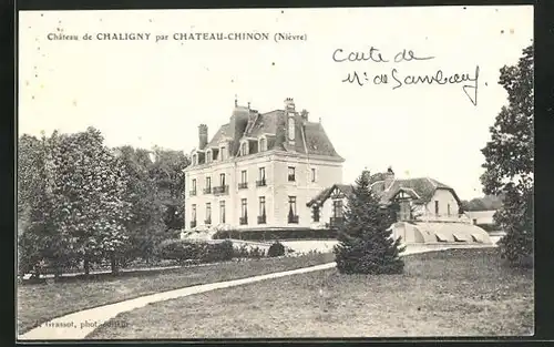 AK Chaligny, Le Chateau, Blick auf das Schloss