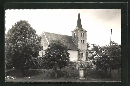 AK Avril-sur-Loire, L`Église, Blick zur Kirche