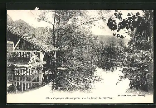 AK Beuvron, Paysages Clamecycois, Le lavoir