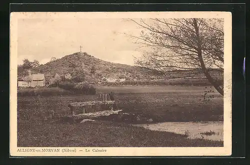 AK Alligny-en-Morvan, Le Calvaire