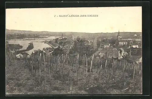 AK Saint-Léger-des-Vignes, Panorama